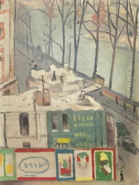 Les Affiches, Quai De Conti Signe 'marquet' - view 1