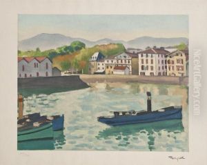 Le Port De Saint-jean-de-luz by Albert Marquet