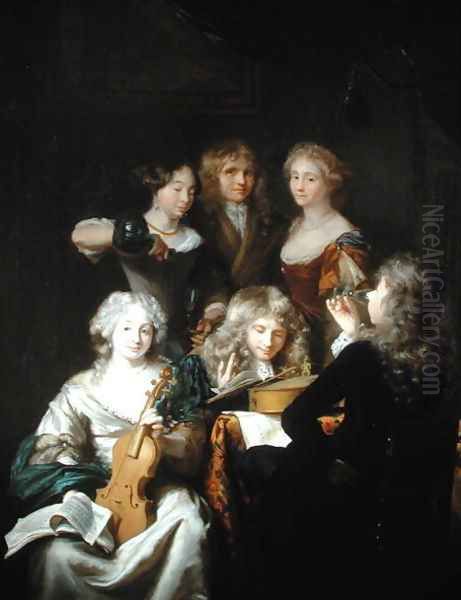 Interior with Musicians - view 1