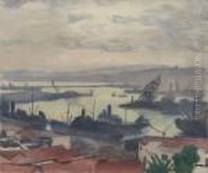 Port D'alger by Albert Marquet