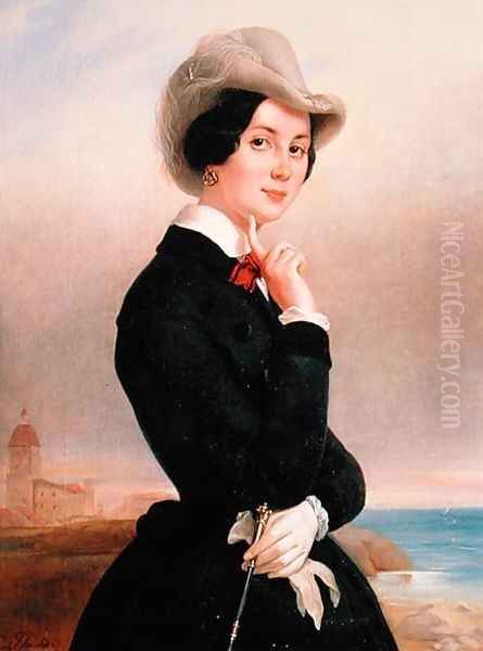 Portrait of Vera Samoilova, 1840s - view 1