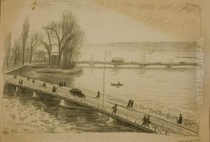 Ponte Di Bergues Con L""""isola Di Rousseau