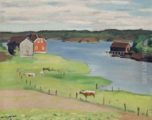 Prairie Au Bord Du Lac A Hesnes