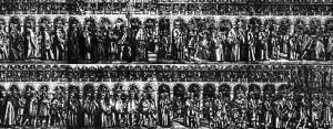 Procession of the Doge and Venetian Officials by Michele Pagani