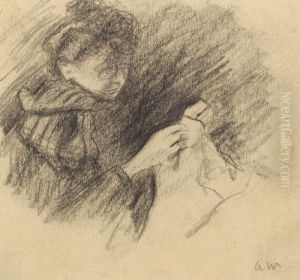 Mere De L'artiste A Son Ouvrage by Albert Marquet
