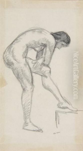 Femme Nue Penchee - view 1