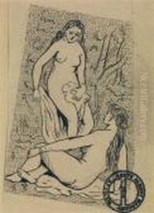 Deux Nus Feminins by Albert Marquet