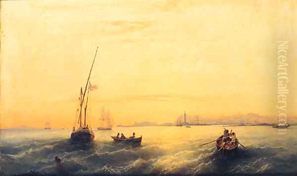 Naples From The Sea - view 1