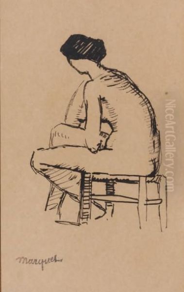 Femme Au Tabouret - view 1