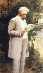 Portrait of the author Nikolay G. Garin 1852-1906 1905
