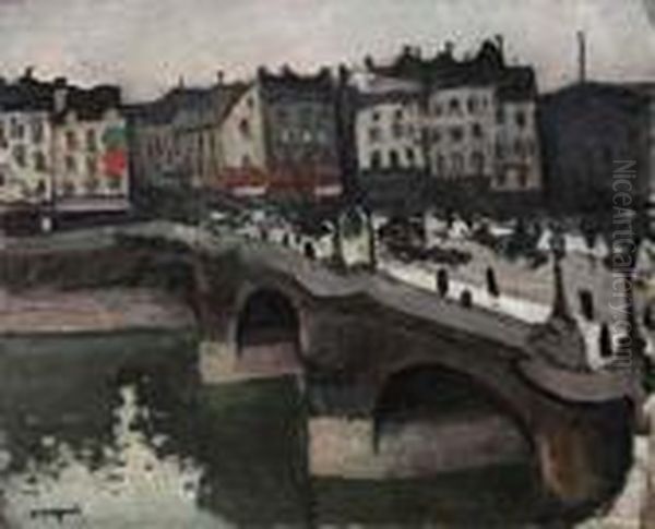Le Pont Neuf, Temps Gris, Paris - view 1