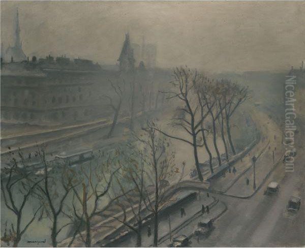 Paris, Le Quai Des Grands Augustins, Crepuscule - view 1