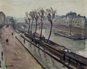 Le Quai Des Grands-augustins Sous La Pluie