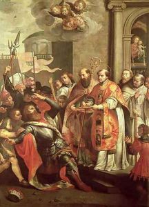 St. Bernard of Clairvaux 1090-1153 and William X 1099-1137 Duke of Aquitaine