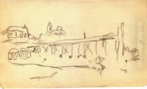 La Plage De Sainte Adresse by Albert Marquet