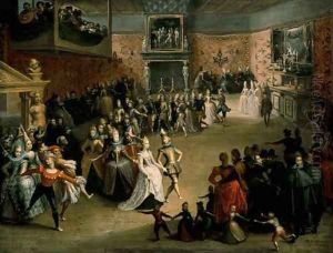 The Court Ball, 1604 by Martin Pepyn or Pepin