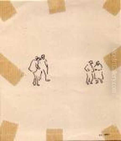 Couples En Promenade - view 1