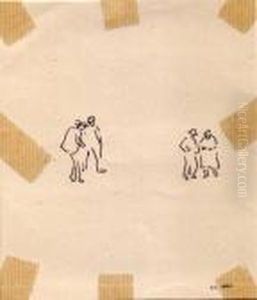 Couples En Promenade by Albert Marquet