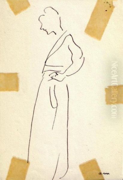 Etude De Femme De Profil, Marseille - view 1