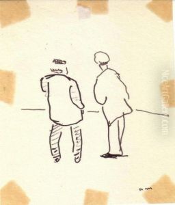 Deux Hommes De Dos by Albert Marquet