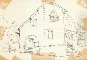 Une Villa, Environs Marseille, Circa 1916-18 by Albert Marquet