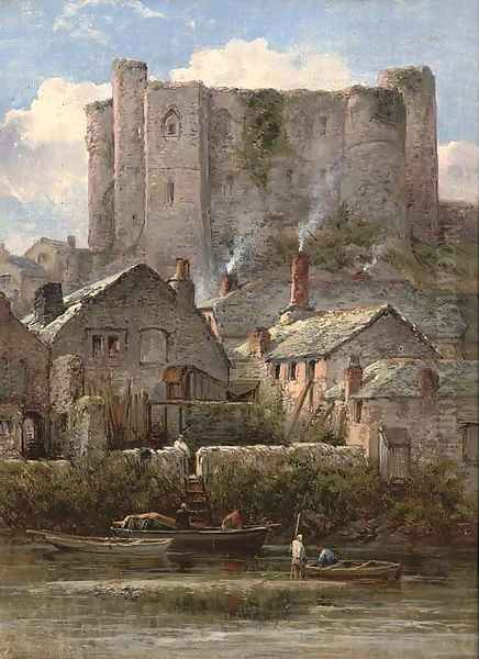 Haverfordwest Castle, South Wales - view 1