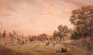 Tennis, 1902 by Charles Pyne