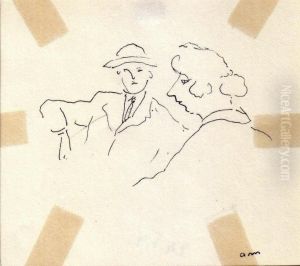 Couple Assis, Fes by Albert Marquet