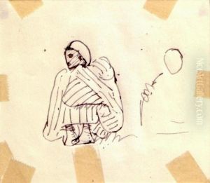 Etude D'homme Accroupi, Laghouat