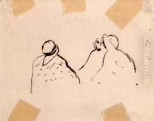 Deux Personnages De Dos, Laghouat