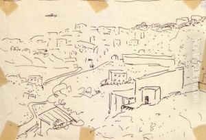 Bab Al Oued Vu De Djenan Sidi Said by Albert Marquet