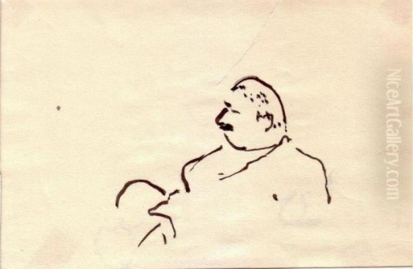 Homme Assis, Tunisie - view 1