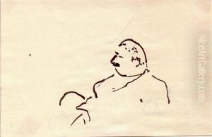 Homme Assis, Tunisie by Albert Marquet