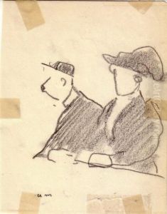 Couple Attable, Tunisie by Albert Marquet