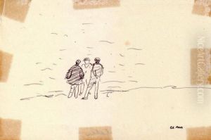 Conversation Au Bord De L'eau, La Goulette by Albert Marquet