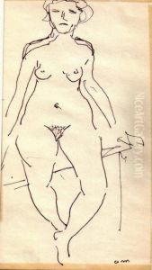 Nu Assis by Albert Marquet