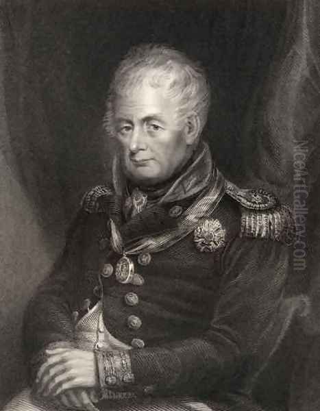 Admiral William Carnegie, engraved by Henry Cook, from 'National Portrait Gallery, volume III, published c.1835 - view 1