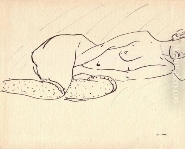 Jeune Femme Endormie - view 1