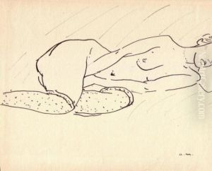 Jeune Femme Endormie by Albert Marquet