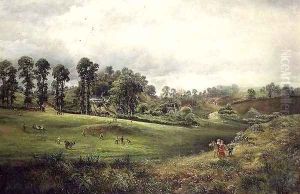 Remains of Old London in 1894 Crosby Hall, the Priory Church of St. Helen the Great and St. Ethelburgas Church by Arthur Charles Payne