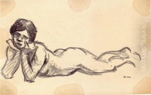 Nu Allonge Sur Le Ventre by Albert Marquet