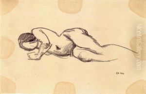 Nu Allonge Sur Le Cote by Albert Marquet