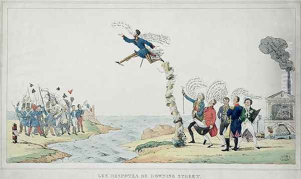 The London Conference, 4th November 1830 The Despots of Downing Street Sending Leopold of Saxe-Cobourg to Reign in Belgium - view 1