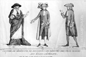Ceremonial Costumes of the Deputies of the Trois Ordres aux Etats-Generaux, 4th May 1789