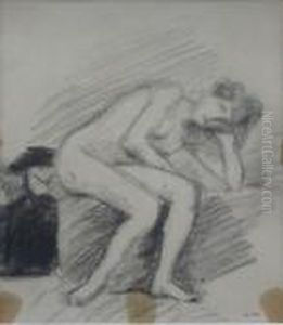 Nu Assis Accoude by Albert Marquet