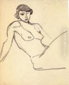 Nu Assis by Albert Marquet