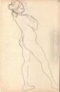 Nu De Profil Et Nu Assis by Albert Marquet