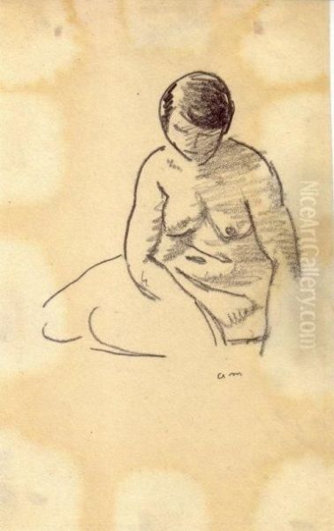 Femme Assise Par Terre - view 1