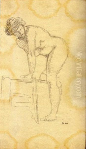 Nu Penche Se Retournant - view 1
