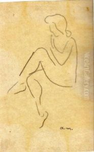 Nu Aux Jambes Croisees